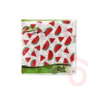 Szalvéta papír 34x34cm 1/4 1r.  45db dinnyés Softimo