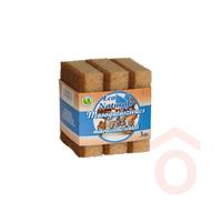 Mosogatószivacs  3db Eco Natural Réz szemcsékkel 008243 Qua