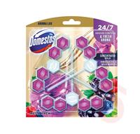 Domestos Aroma Lux 3x55g Wild Berries & Hibiscus