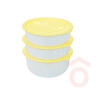 Ételtároló Freezy kerek 3db 1,2 l vegyes szín 61033