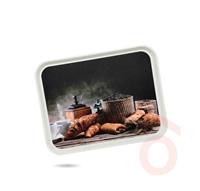 Tálca műanyag Gastro 40x31cm dekor 60053