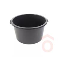 Malteros láda műanyag kerek 90l fekete 61571