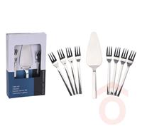 Evőeszköz készlet sütis 1 tortalapát+6 villa A12405170