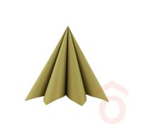 Szalvéta prémium 40x40cm 1/4 50db arany Mank 88952