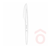 Kés műanyag újrahasználható 50db 18cm víztiszt prémium 34051