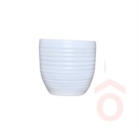 Kerámia kaspó magasított bordás 5585 12