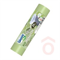 Szemeteszsák 50x60cm 15my PLA lebomló 35l 10db Glos