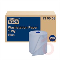 Tork 130008 W6 D tekercses kéztörlő 1r. 6x250m 19cm kék