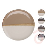 Tányér porcelán 26cm vegyes színek Q75600650 kpn