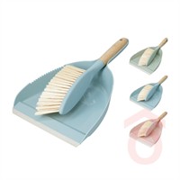 Szemeteslapát+kefe pasztell színek bambusz 123000250 kpn