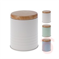 Tárolóedény fém 10,5x8,5cm pasztell színek 170494260 kpn