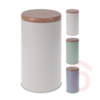 Tárolóedény fém 10,5x19cm pasztell színek 170494280 kpn