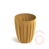 Virágcserép Wario 385x385x450mm mustár pp.