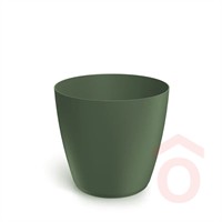 Virágcserép Mate 158x158x145mm fenyőzöld pp.