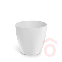 Virágcserép Mate 198x198x182mm fehér pp.