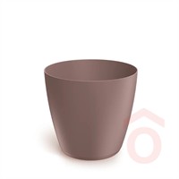 Virágcserép Mate 340x340x312mm bordós barna pp.