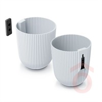 Virágcserép Milly REW. 146x146x176mm fehér pp.