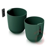 Virágcserép Milly REW. 146x146x176mm fenyőzöld pp.