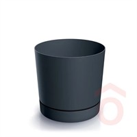 Virágcserép Tubo 338x338x326mm antracit pp.