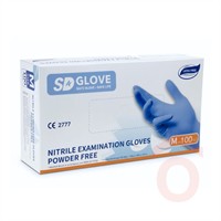 Nitril kesztyű kék "M" púdermentes 100db 17319