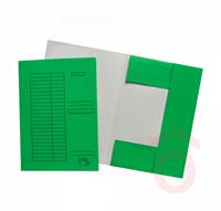 Iratgyűjtő pólyás A/4 zöld 02.0032105