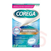 Corega Whitening műfogsor tisztító tabletta 30db