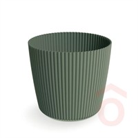 Virágcserép Milly Round 236x236x208mm fenyőzöld pp.