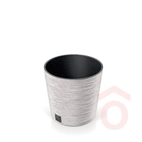 Virágcserép Furu Round Eco 250x250x247mm fehér pp.
