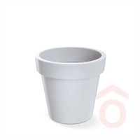 Virágcserép Lofly 134x134x120mm fehér pp.
