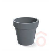 Virágcserép Lofly 390x390x361mm kőszürke pp.