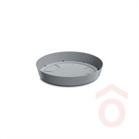 Virágcserép Lofly alátét 125mm kőszürke pp.
