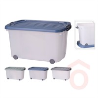 Tároló doboz 75l műa. kerékkel 600x400x350mm Y54500660 kpn.