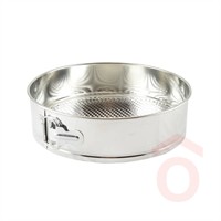 Tortaforma rozsdamentes csattal kerek 26cm PHome 13981