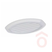 Cukornádrost hidegtál  3 személyes, fehér 340x235mm 50db