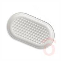 Cukornádrost hidegtál 10 személyes, fehér 550x320mm 50db