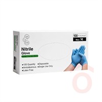 Nitril kesztyű kék "M" púdermentes 100db 13673
