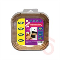 Sütőpapír szögletes prémium 20cm 50db Air Fryer Kel