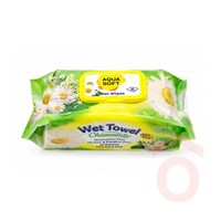 Nedves törlőkendő 120db Aqua Soft Kamilla