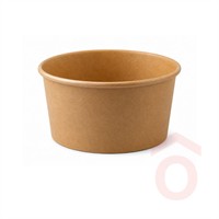 Salátás tál kraft  750ml 50db 150mm (PAP/PE) 17853