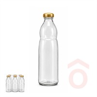 Palack üveg 0,5l + tető 6db É5