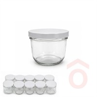 Befőttes üveg  230ml + tető 10db É12