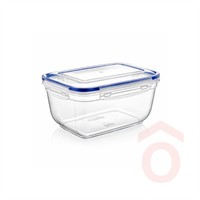 Ételtartó műanyag 0,55 + tető patentzáras 134x99x80mm DÜ68
