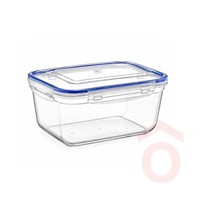 Ételtartó műanyag 5l + tető patentzáras 275x194x150mm DÜ72