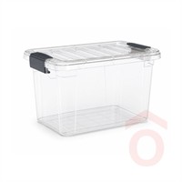Tároló doboz 25l műanyag + tető 303x443x259mm DÜ378
