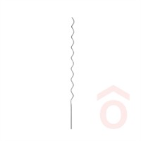 Karó acél 1,8m x 7mm ezüst spirál paradicsomnak 140181