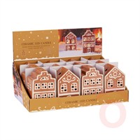 Mézeskalács ház LED-es 7x6x11,2cm MC5801760