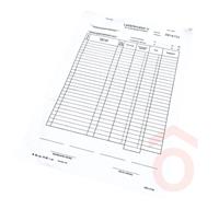 Leltárfelvételi ív áru és göngyöleg 50x3 b14-30/v