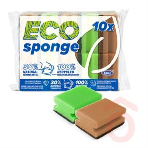 Mosogatószivacs formázott 10db 4,5x6,5x8,5cm B323 Bonus