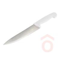 Kés műanyag nyél 25cm szakács fehér 80070014