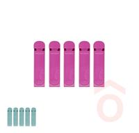 Csipesz műanyag tasakzáró  5db kicsi 587